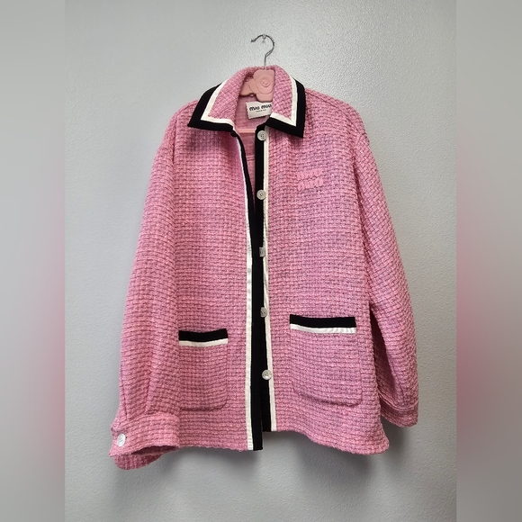 Tweed blouson jacket - Picture 4 of 9